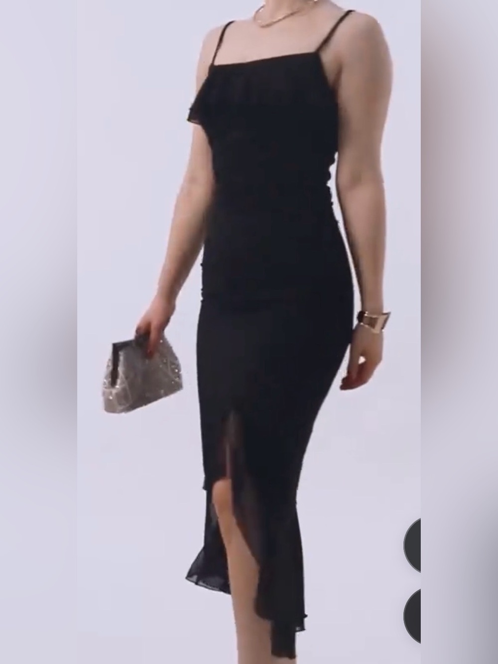 Mesh Ruched Backless Formal
Dress